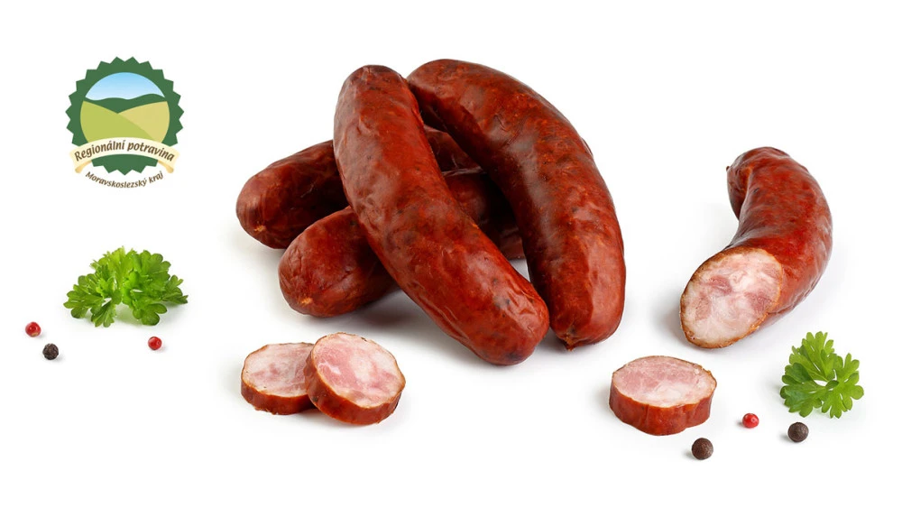 bez lepku bez sóji bez laktózy Klobása dědy Pilčíka